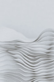 an abstract white background with wavy lines