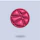 a pink object is flying through the air