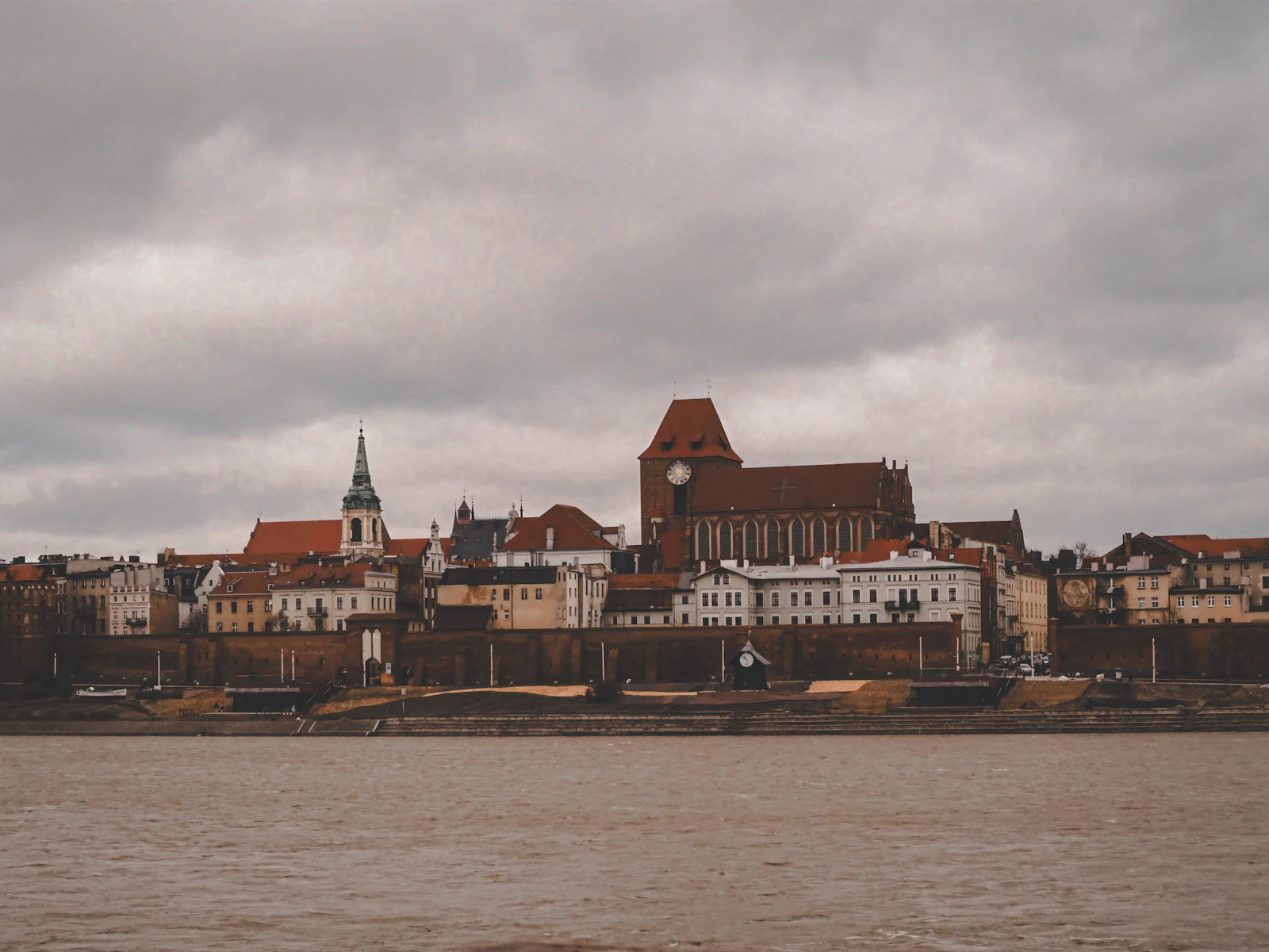 The Gothic old town across the Vistula — Toruń, Poland