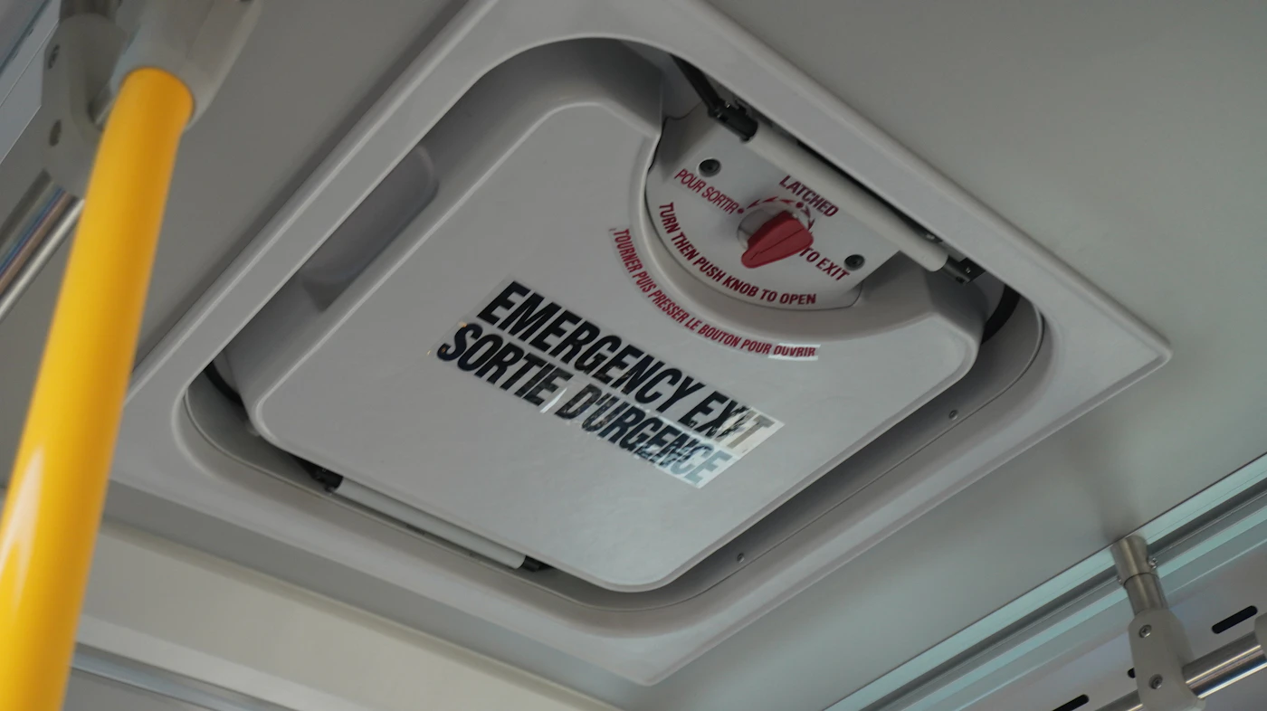 Ceiling-mount egress