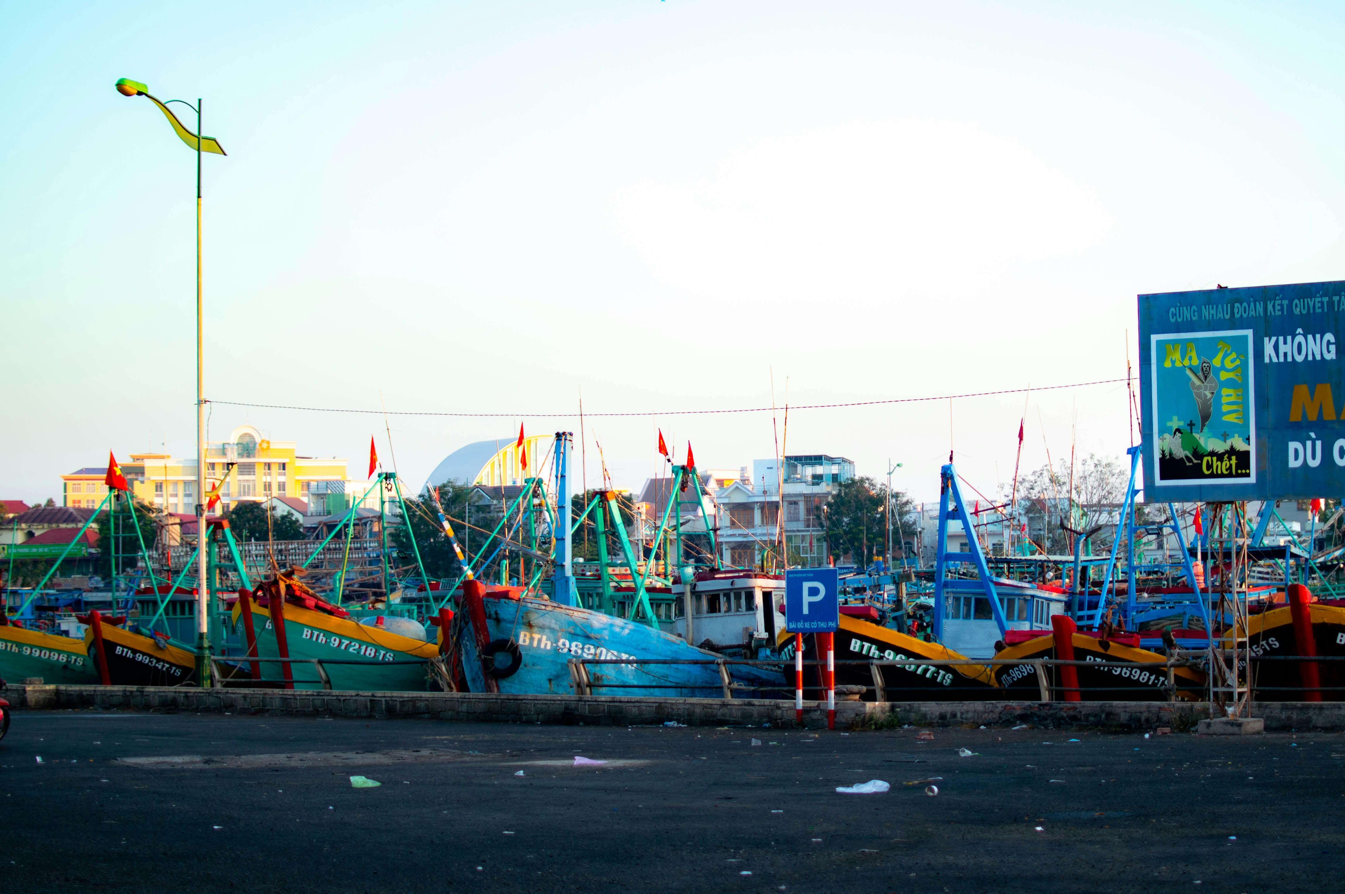 a lot of boats that are in the water