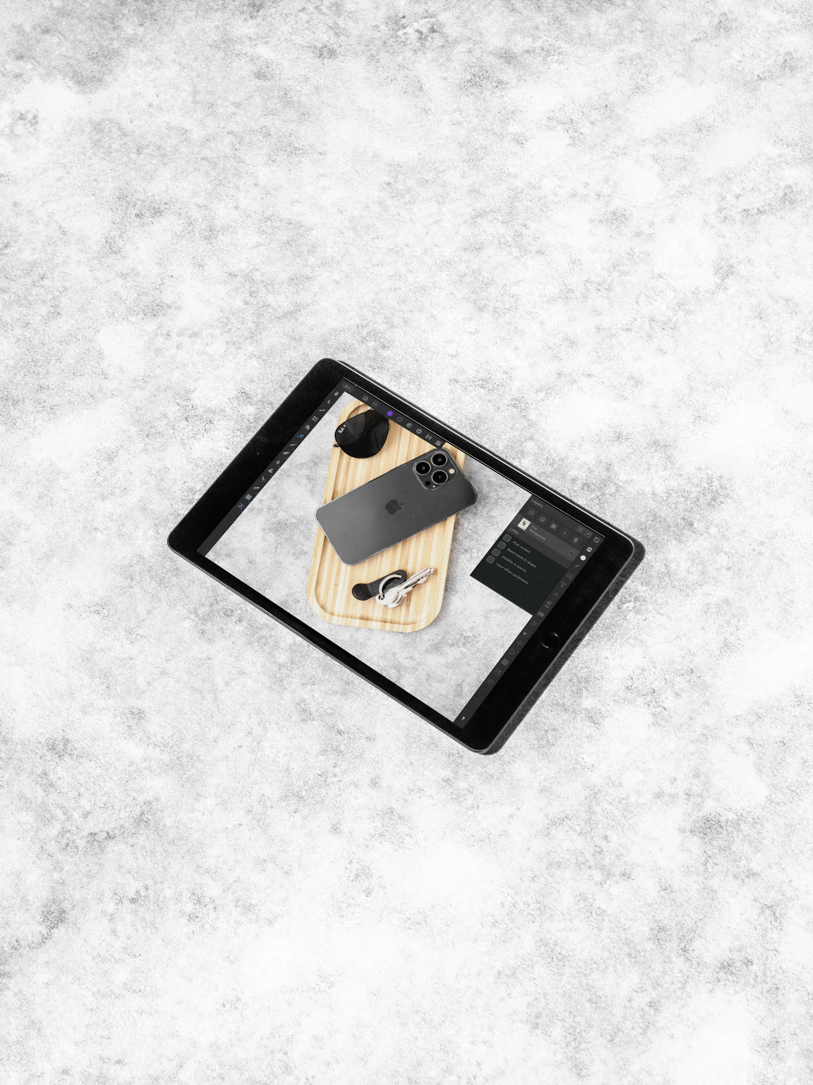 Apple iPad on a clean surface