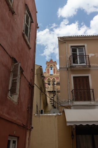 a couple of buildings that are next to each other