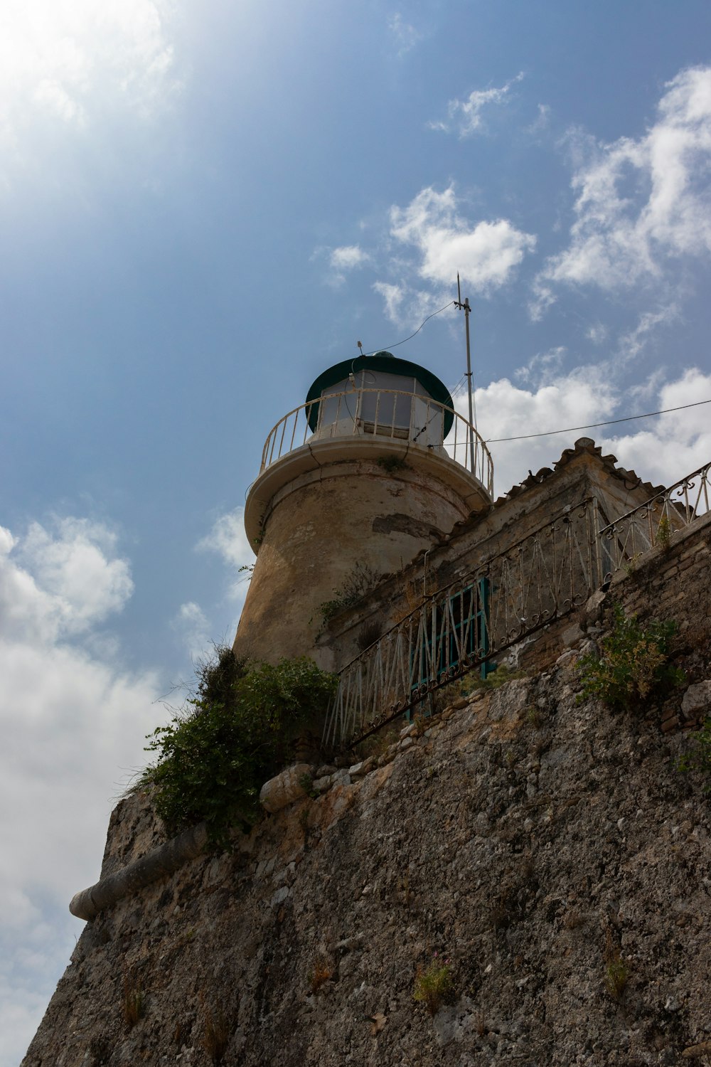 a tall tower with a clock on top of it