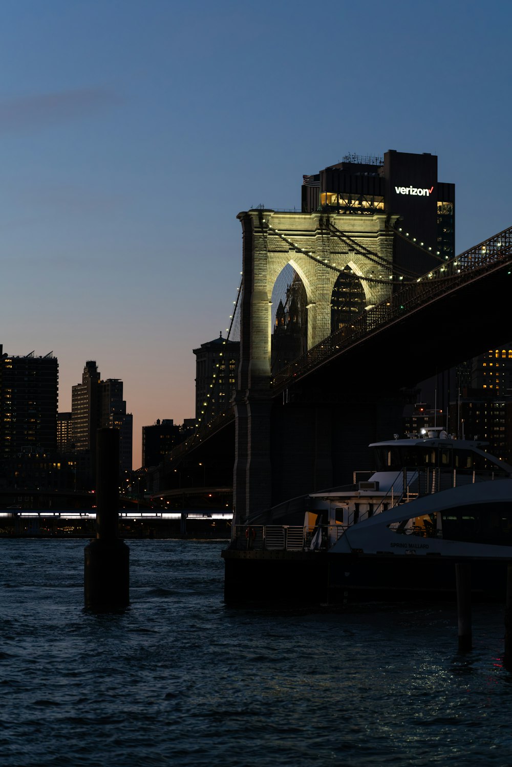 a large bridge over a large body of water