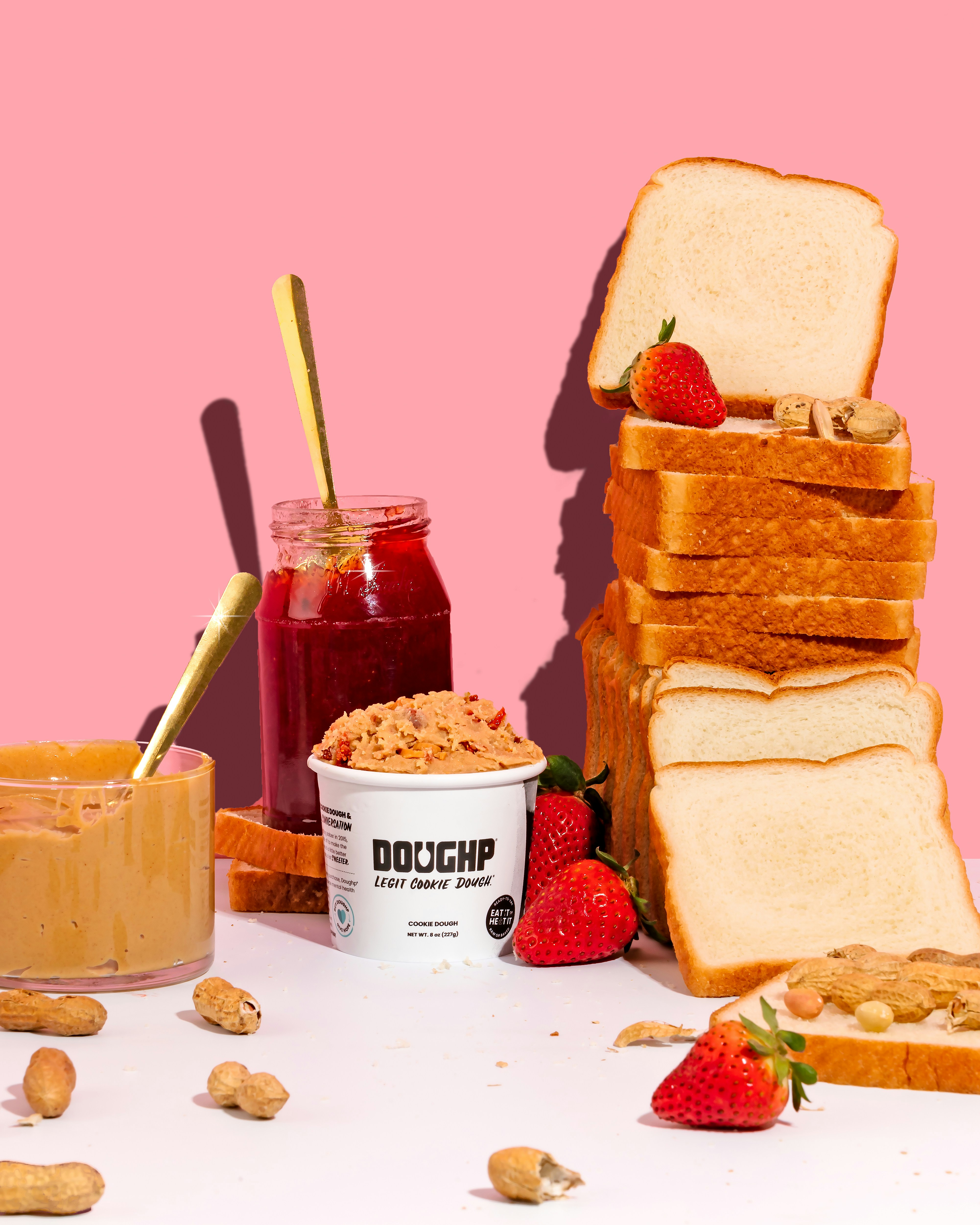 揚げピーナッツバターとゼリーのサンドイッチのレシピ