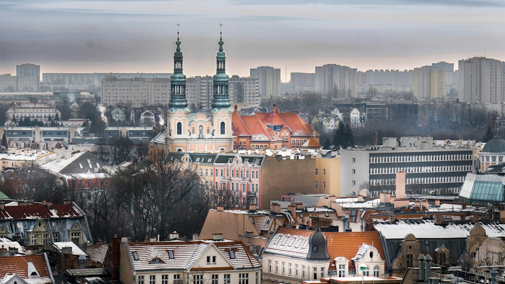 a city with a lot of tall buildings