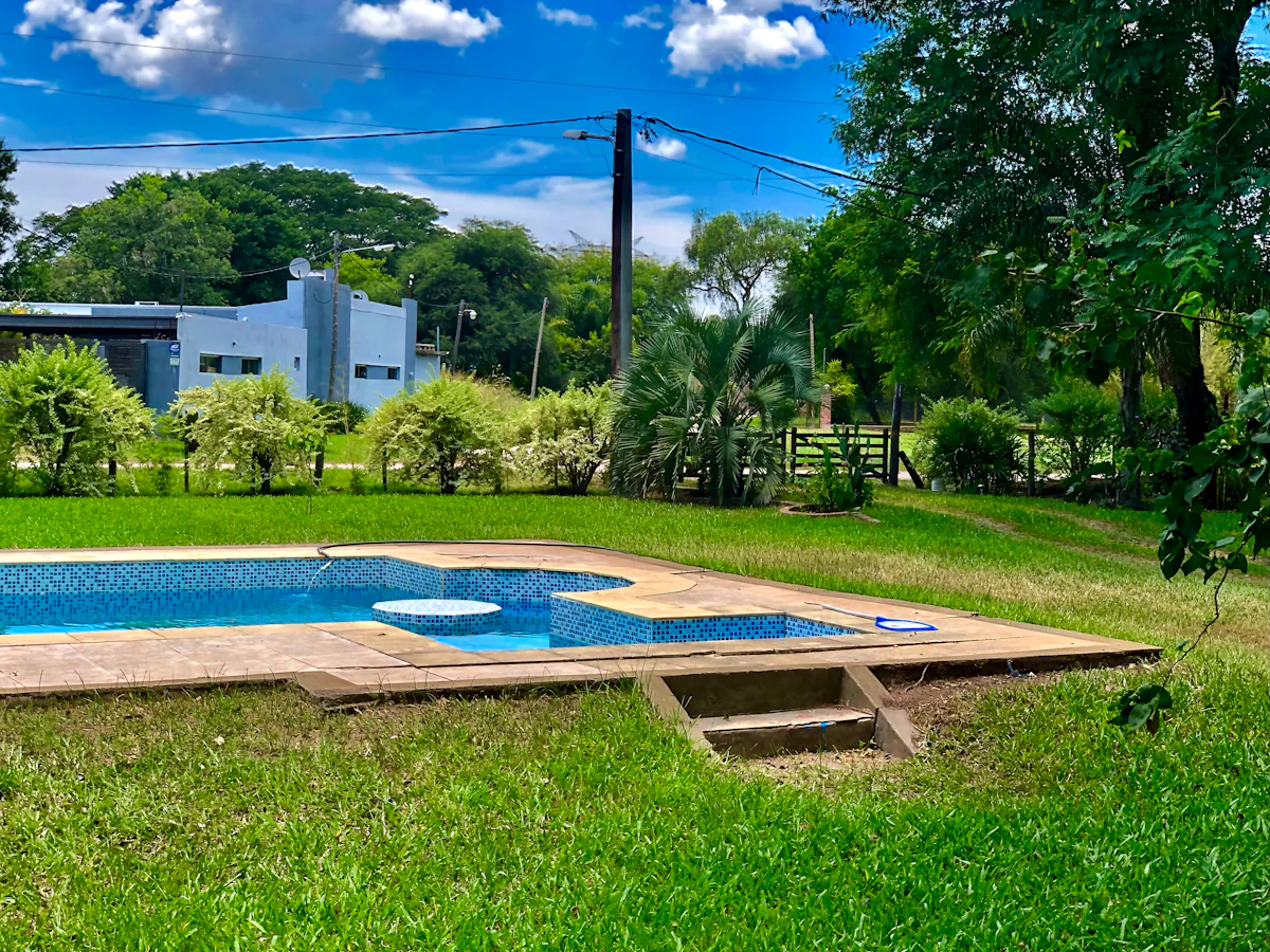 Backyard oasis