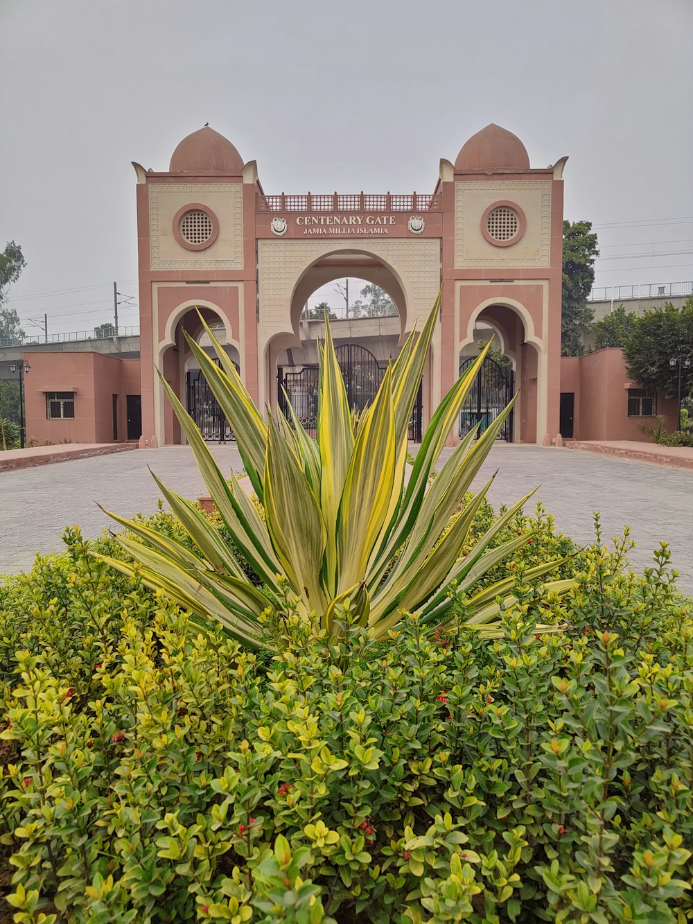 a large building with a clock on the front of it