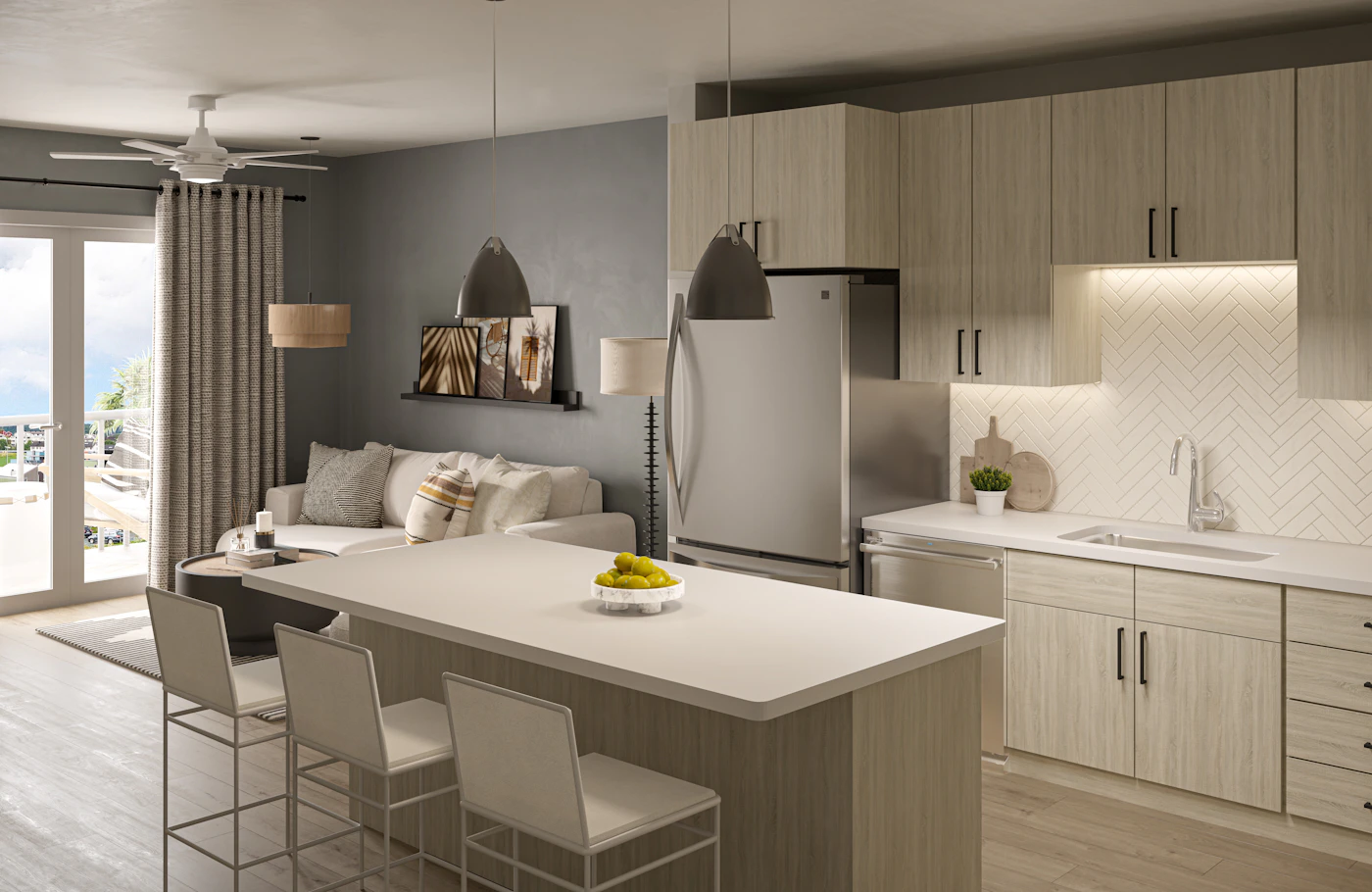 Design inspiration: Custom Backsplash Installation material and room inspiration.
