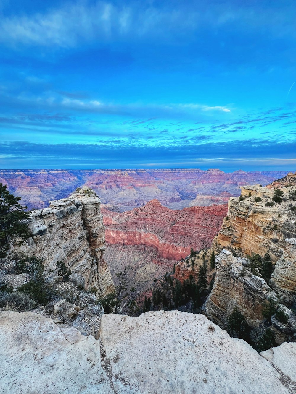 a view of the grand canyon from the top of a mountain