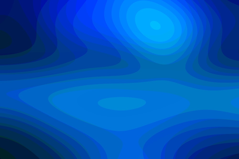 a blue and black background with a circular design