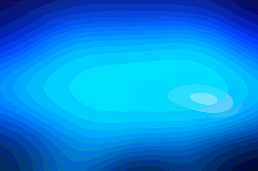 a blue background with a circular design in the middle