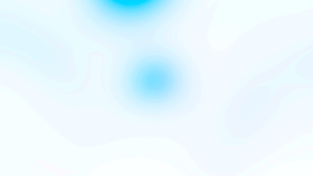 a blue and white background with circles