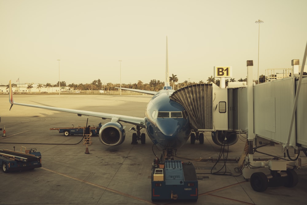 a large jetliner sitting on top of an airport tarmac