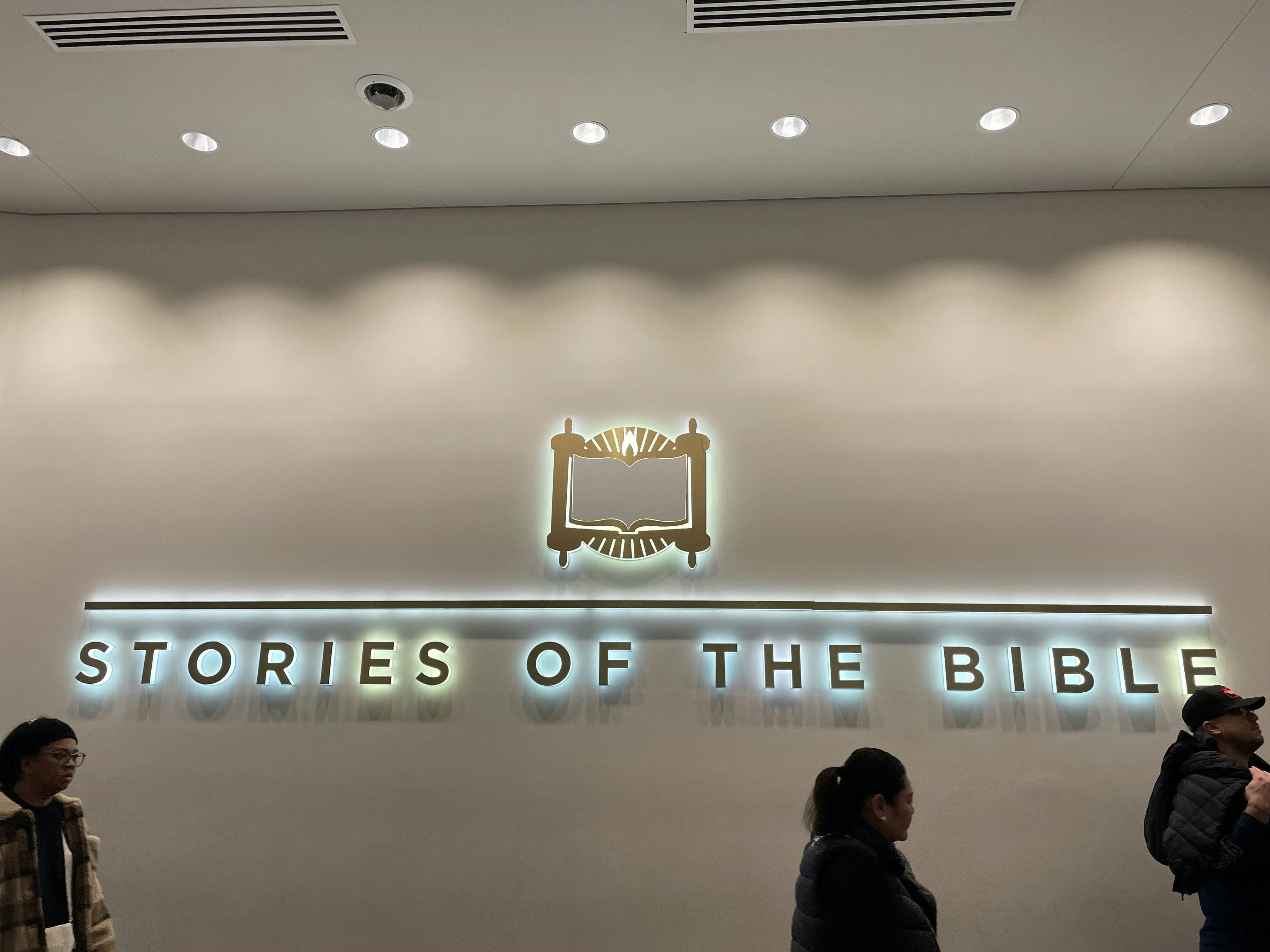 Picture taken in the Bible Museum (Washington, DC)