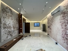 a room that has a bunch of items on the floor