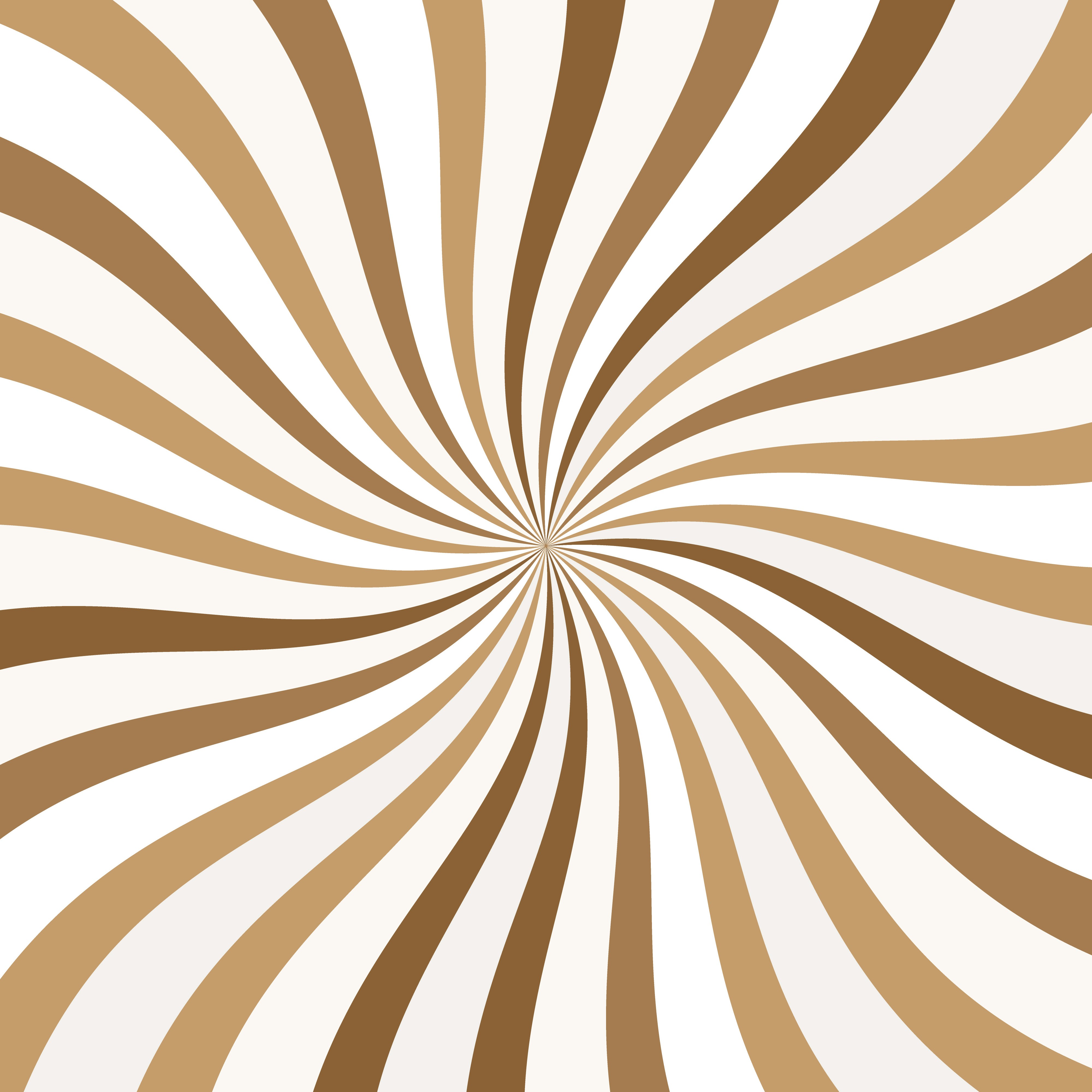 a brown and white background with a spiral design