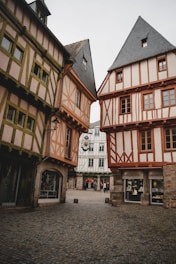 a couple of buildings that are next to each other