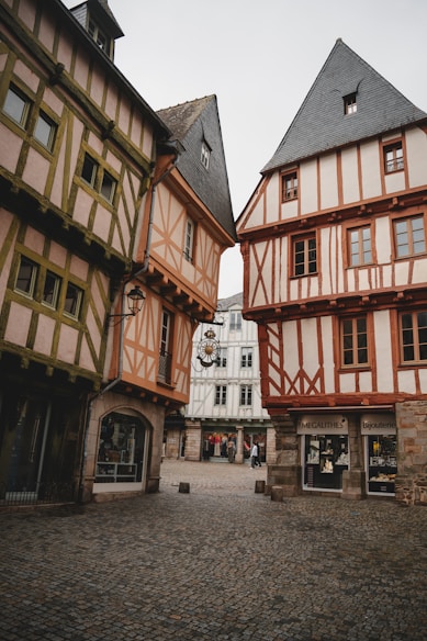 a couple of buildings that are next to each other