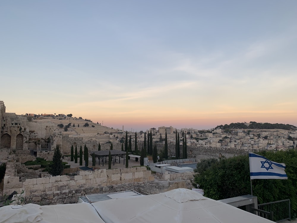 a view of the old city of jerusalem