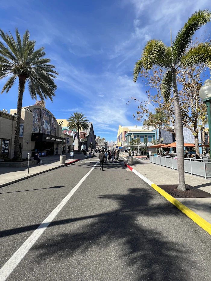 Universal Studios Florida streetscape in Orlando