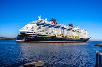 a large cruise ship in a body of water
