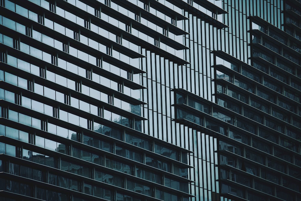 a very tall building with lots of windows