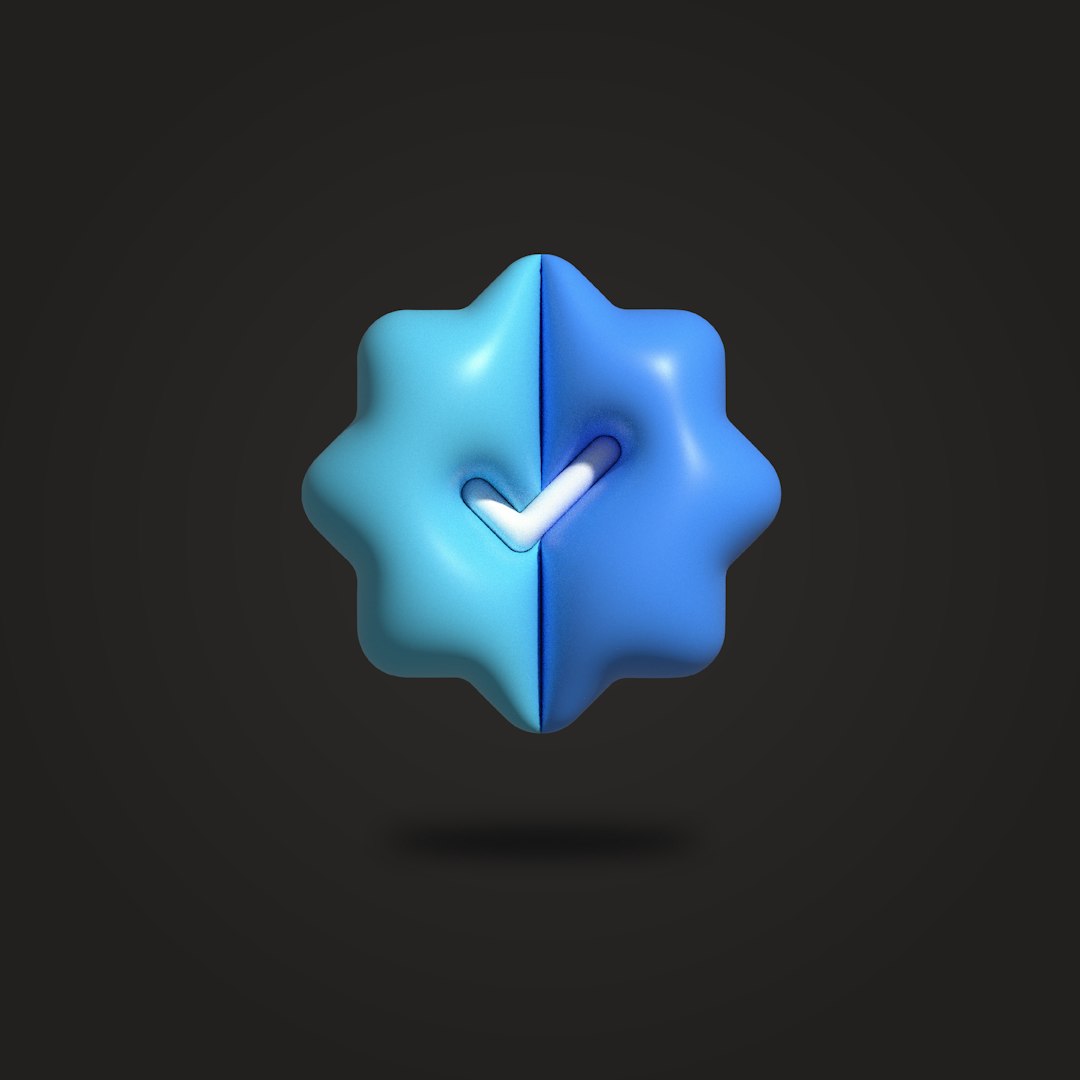 Verified icon 3d