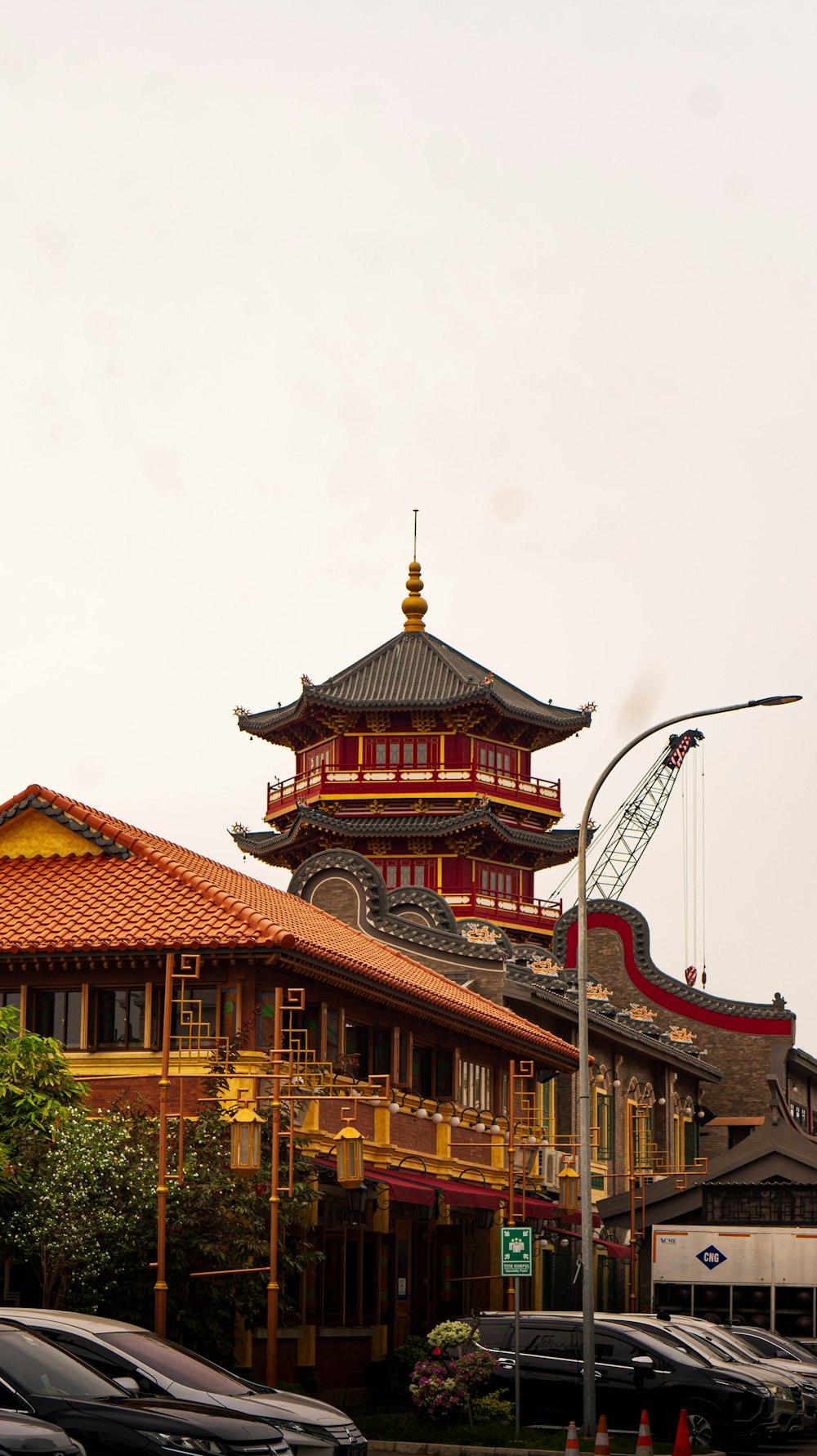 a tall building with a tower on top of it