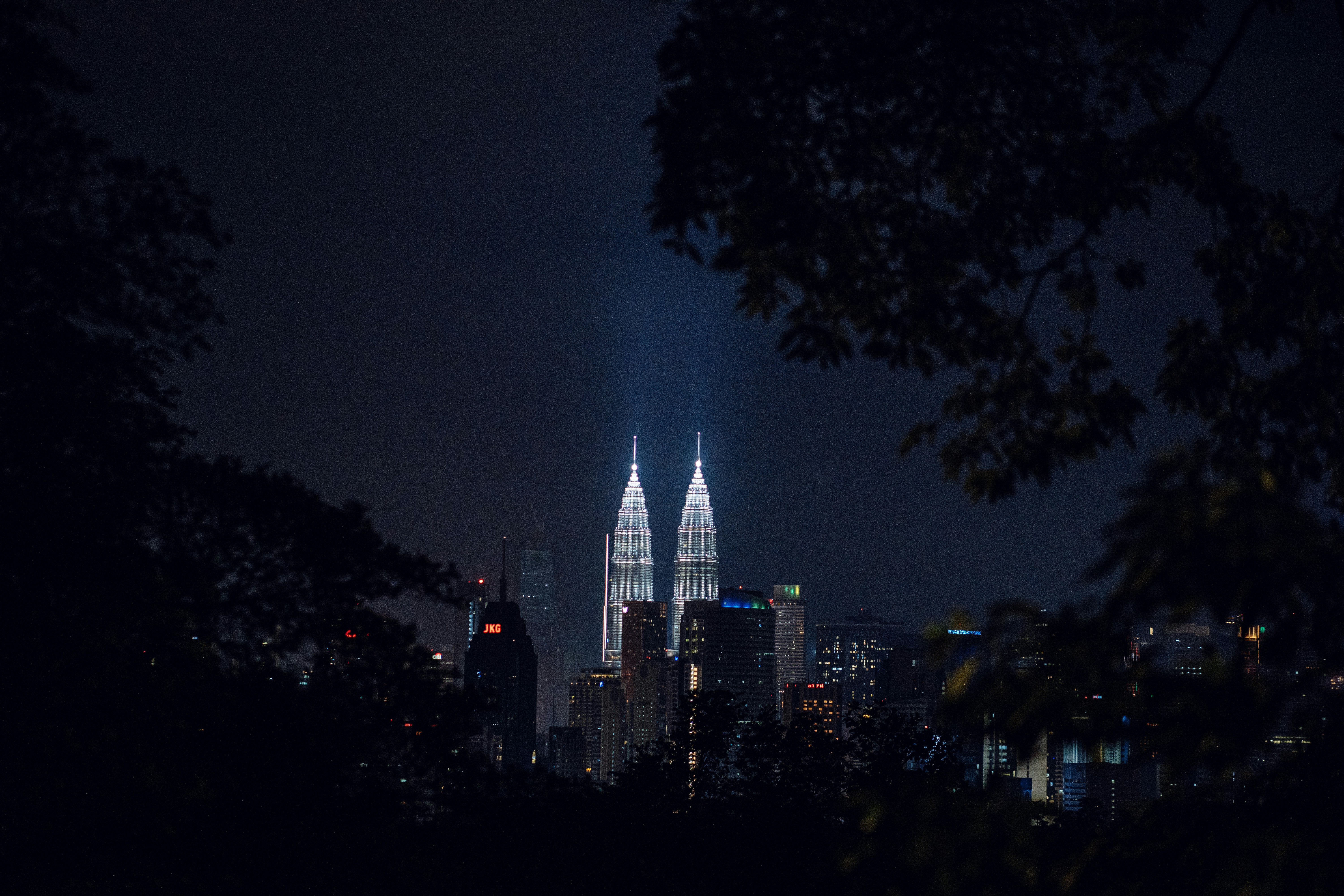 Residential towers representing four-bedroom apartment rentals in Kuala Lumpur, Malaysia