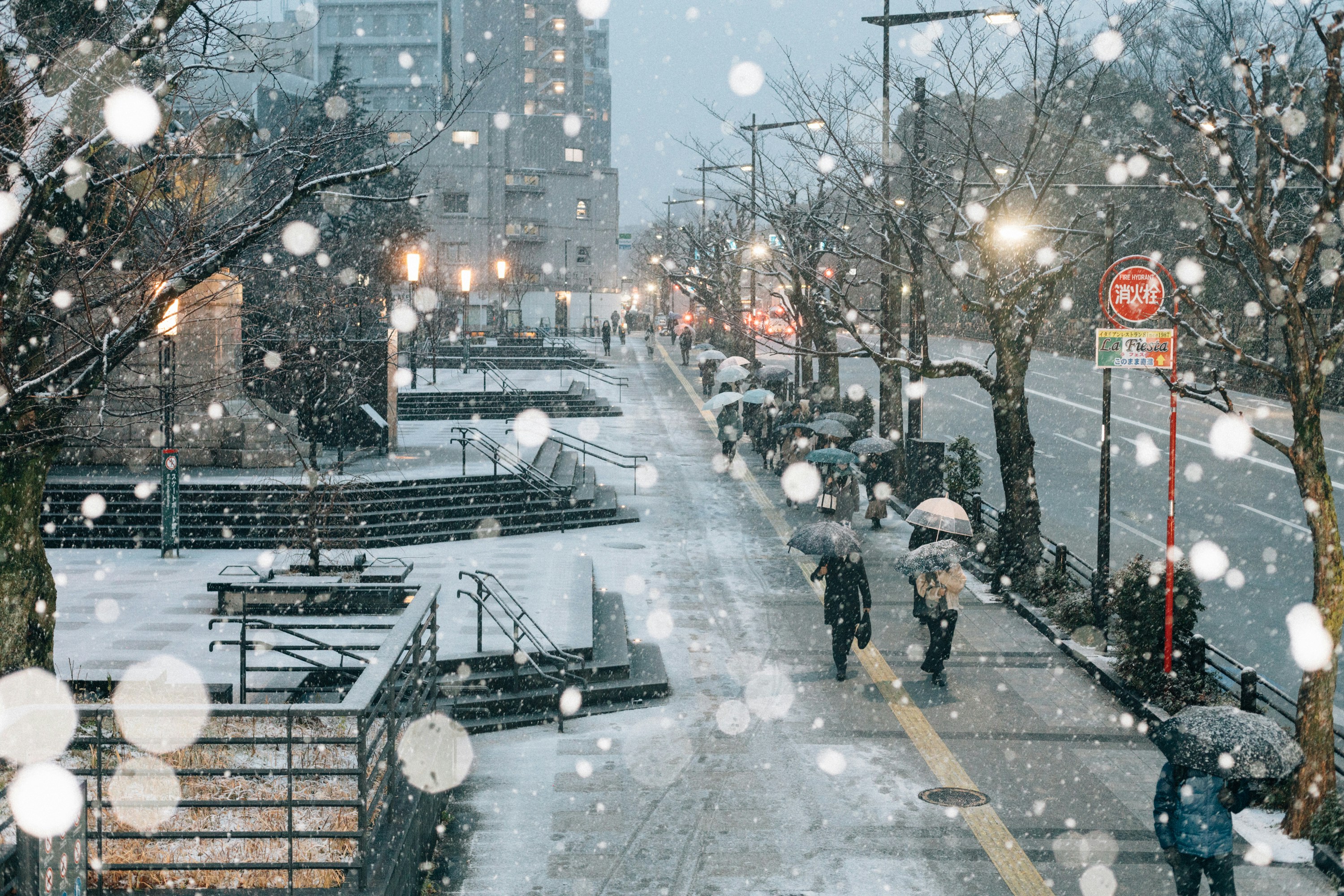 Japan Meteorological Agency website showing weather warnings