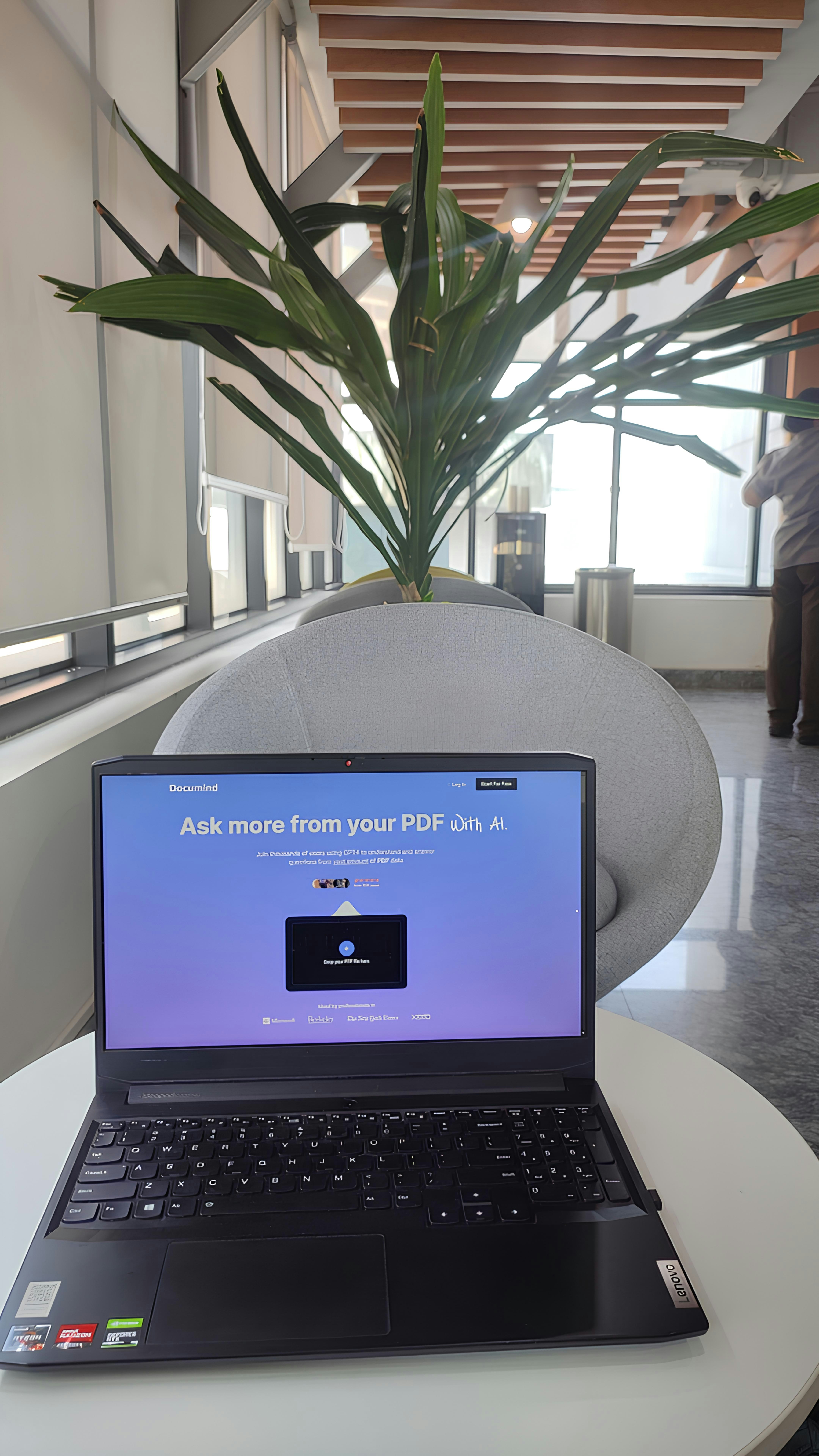 AI chat interface for asking questions about PDF documents