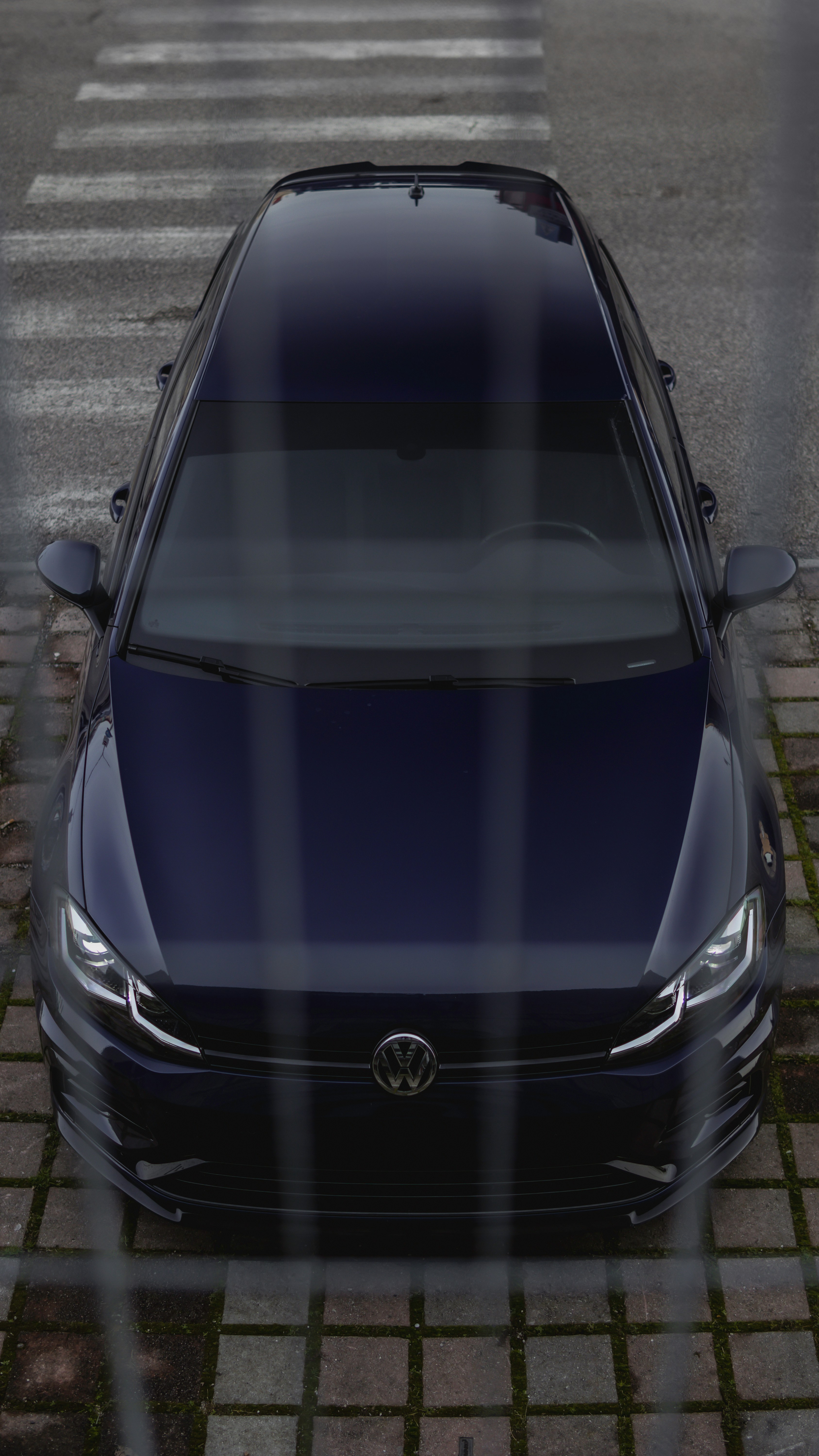 a car parked on the side of the road