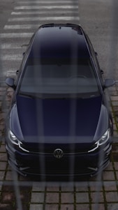 a car parked on the side of the road