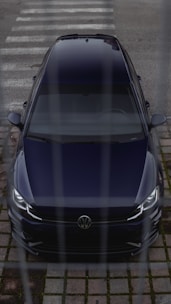 a car parked on the side of the road