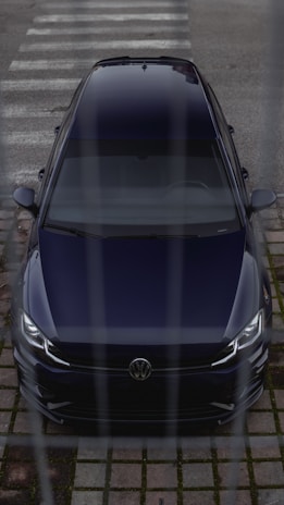 a car parked on the side of the road
