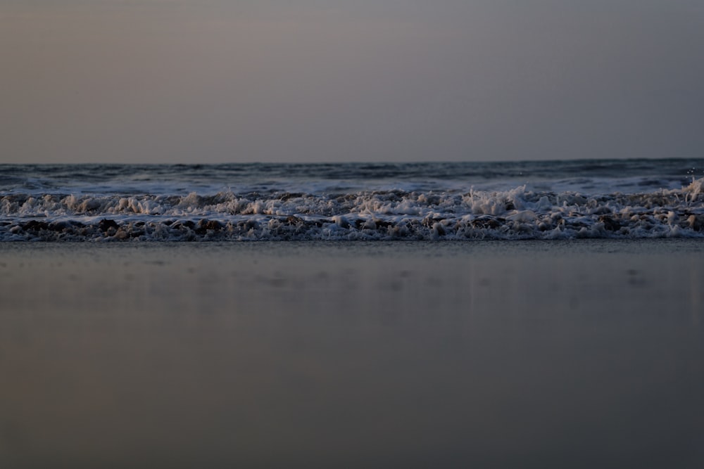 a body of water that is next to a beach