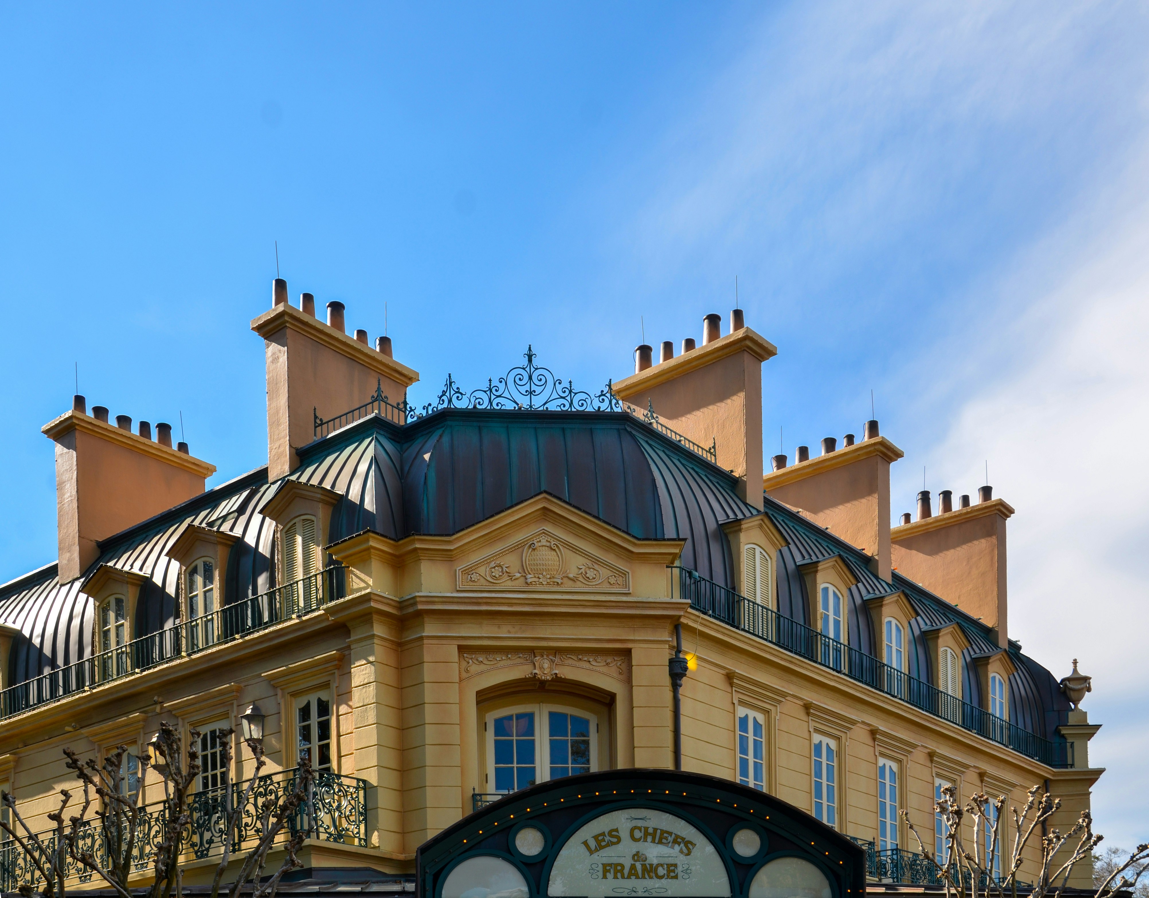 a building with a clock on the front of it