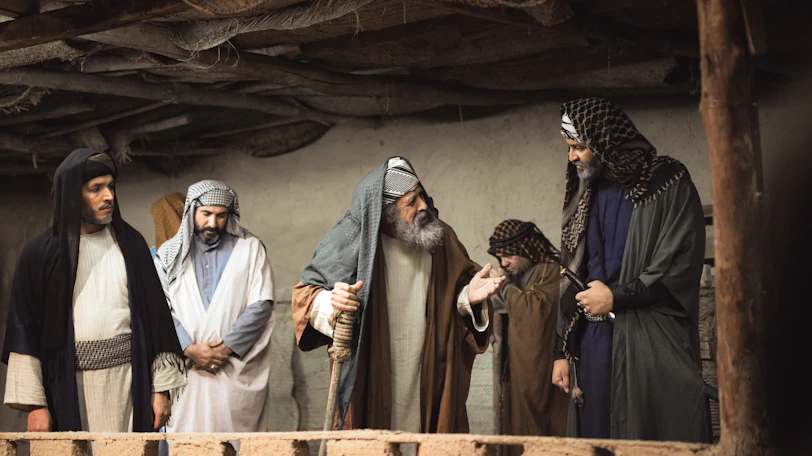 a group of men standing next to each other