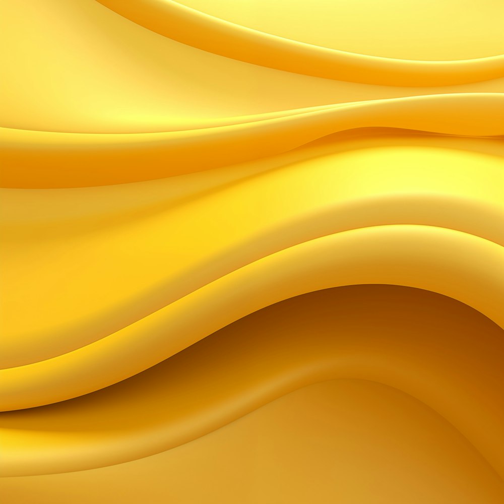 an abstract yellow background with wavy lines