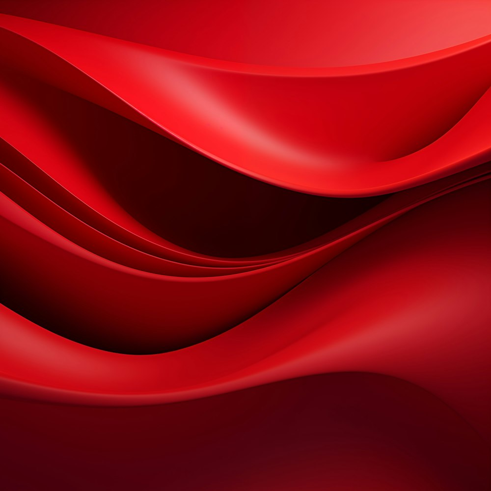 a close up of a red background with wavy lines
