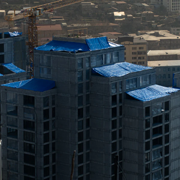 Chantier de toiture à Liège