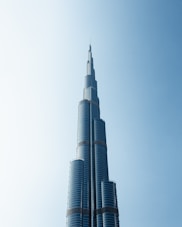 a very tall building towering into the sky