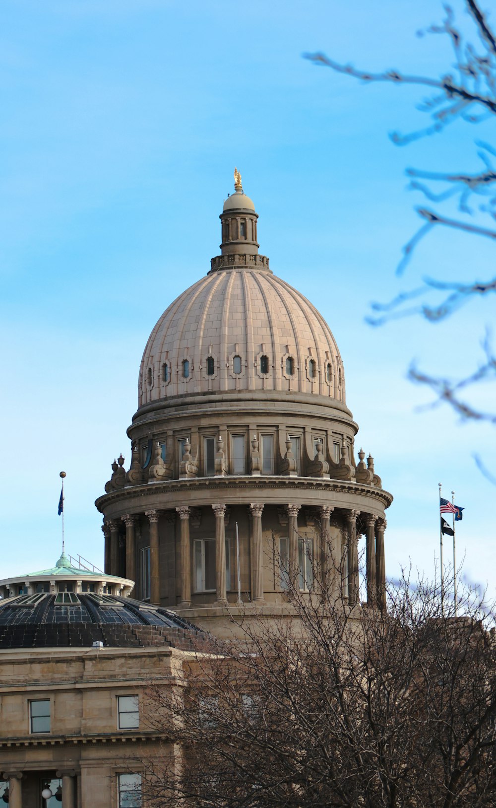 a large building with a dome on top of it