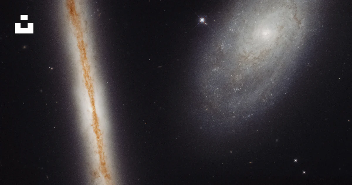 Large Space Object Two very large objects in the dark sky photo – Free Outer space Image ...
