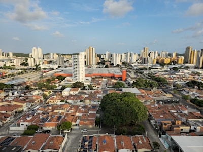 a city with a lot of tall buildings