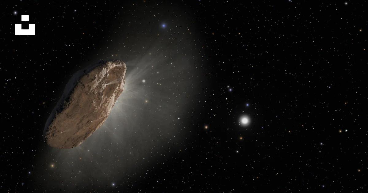 Large Space Object A very large object in the middle of the night sky photo – Free Outer ...