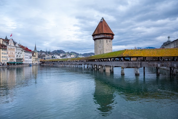Lucerne Chapel Bridge wooden covered bridge
