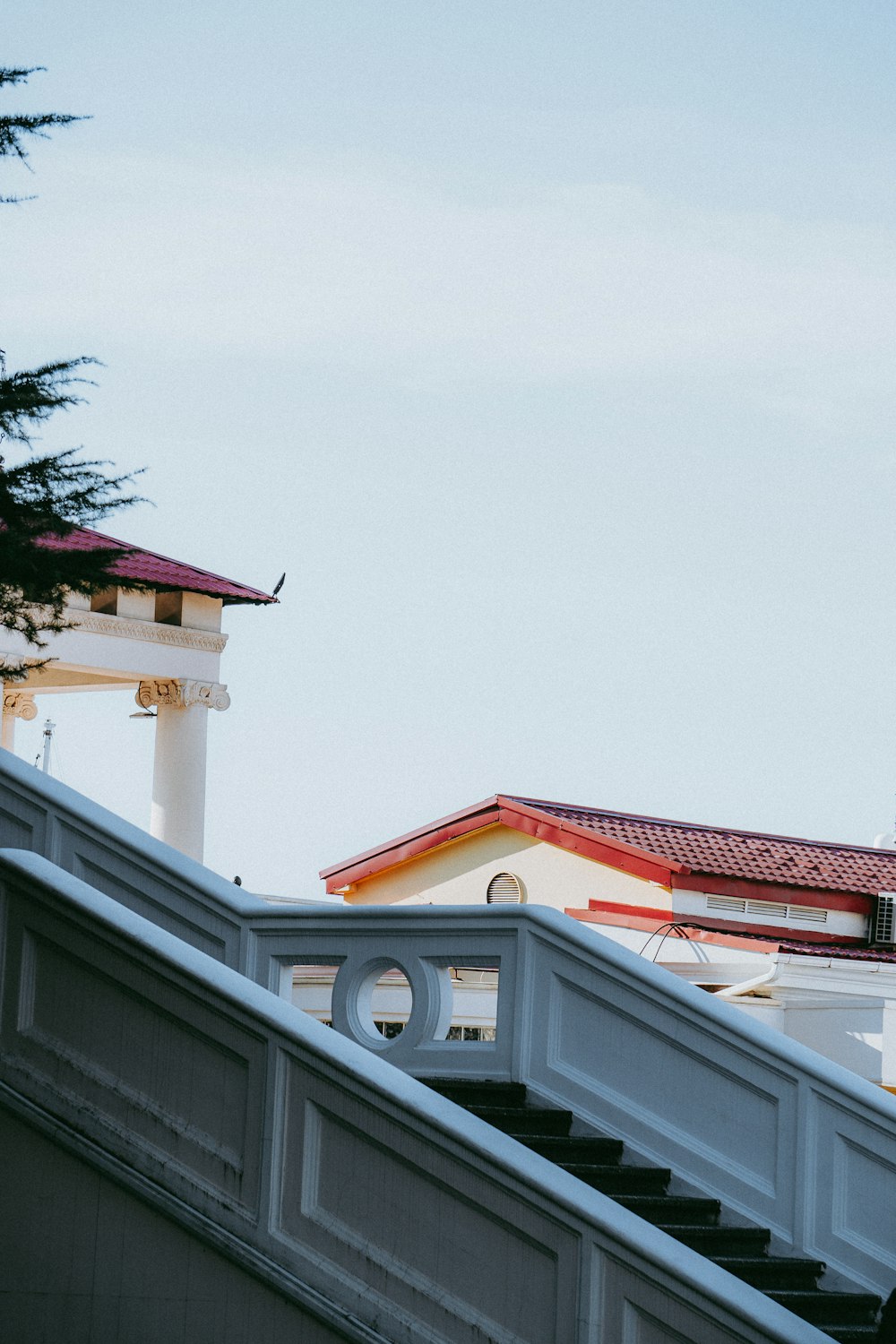 a building with a clock on the top of it